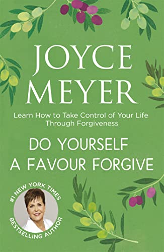 Green book cover with author Joyce Meyer and a portrait.