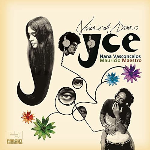 Album cover for "Visions of Dawn" featuring portraits and floral designs.