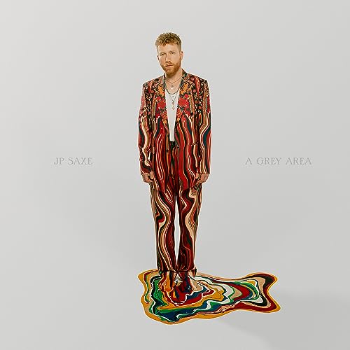 JP Saxe album cover featuring a man in a patterned suit.
