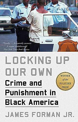 Book cover: "Locking Up Our Own" with police officers and a car.