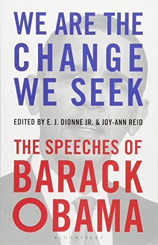 Book cover: "We Are the Change We Seek" by Barack Obama.