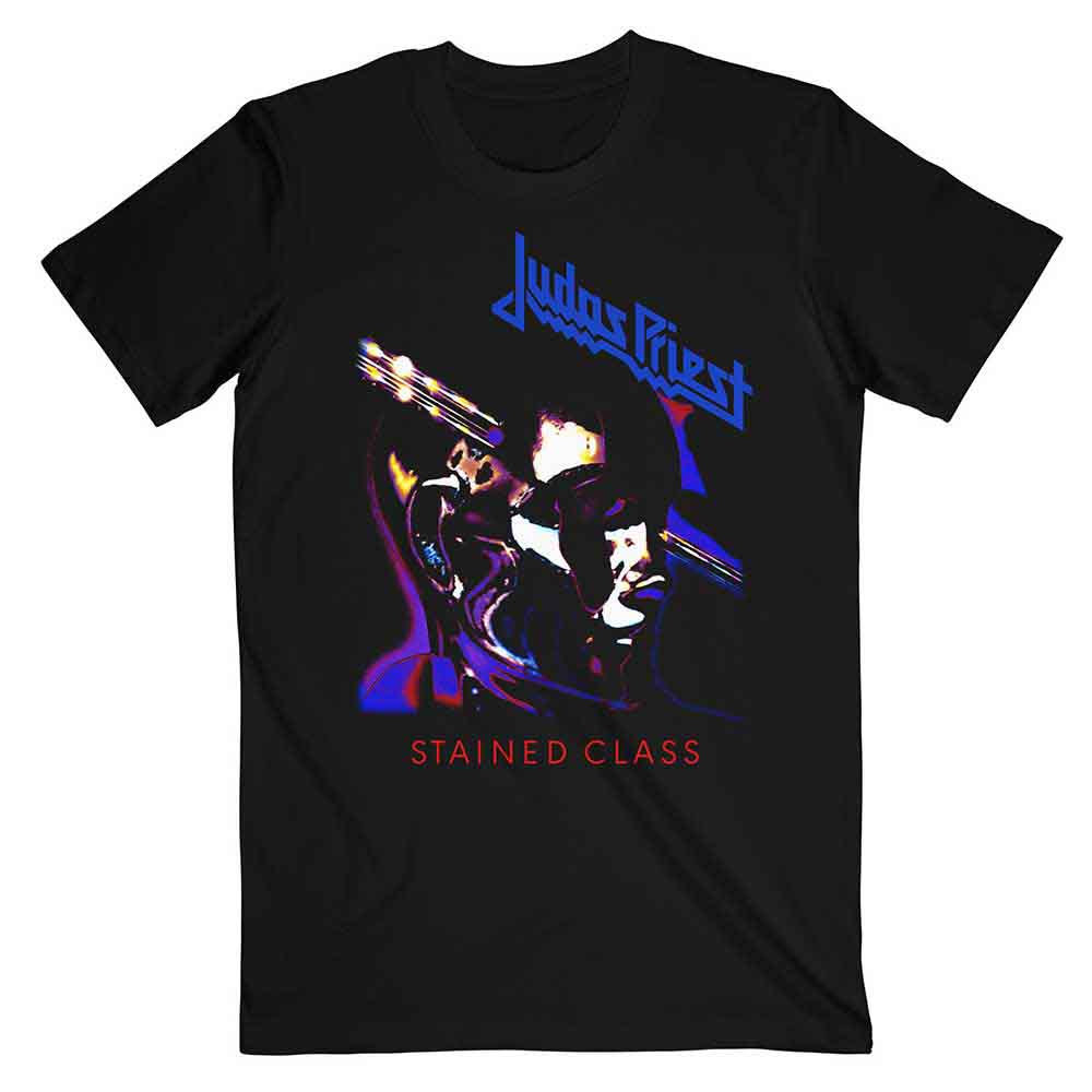 Purple Judas Priest t-shirt featuring album art from “Stained Class,” size XX-Large.