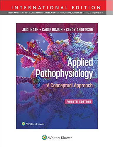 Book cover: "Applied Pathophysiology," fourth edition, with virus imagery.