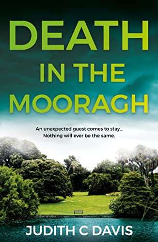 Book cover: "Death in the Mooragh" with a landscape scene.