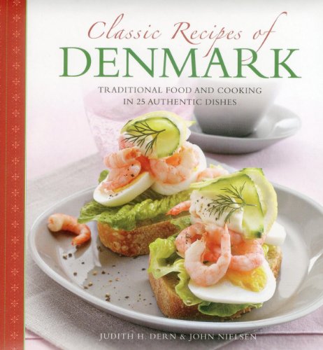Cookbook cover featuring open-faced sandwiches with shrimp, egg, and cucumber on a plate.