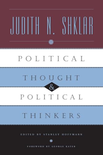 Book cover: "Political Thought & Political Thinkers" edited by Stanley Hoffmann.