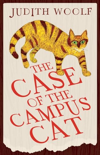 Book cover: illustration of a striped orange cat, red title text.
