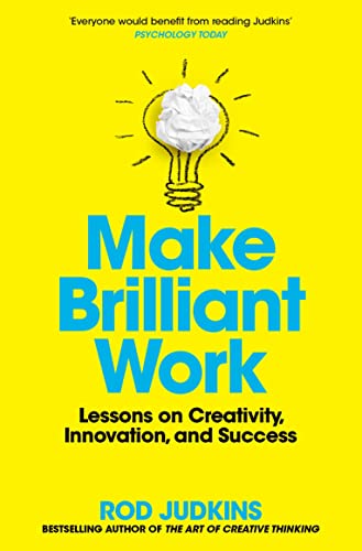 Book cover, title “Make Brilliant Work,” author name visible, neutral colors.