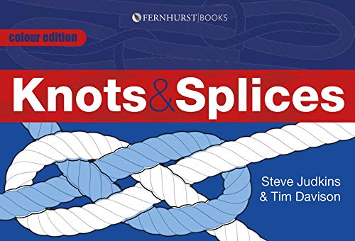 Book cover: "Knots & Splices" with illustration of intertwined ropes.