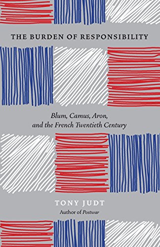 Book cover with abstract red, white, and blue brushstrokes and title text.