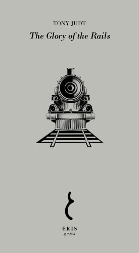 Book cover: black and white illustration of a steam train on tracks.