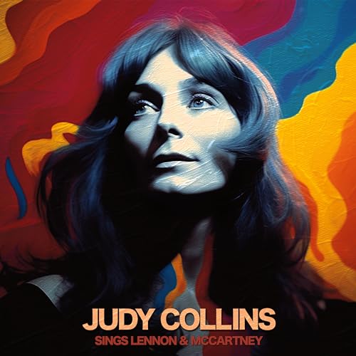 Album cover featuring a stylized portrait of Judy Collins against a colorful abstract background.