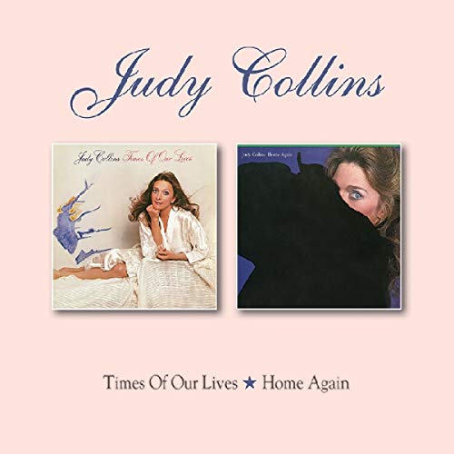 "CD cover with Judy Collins' name and two album covers on pink background."