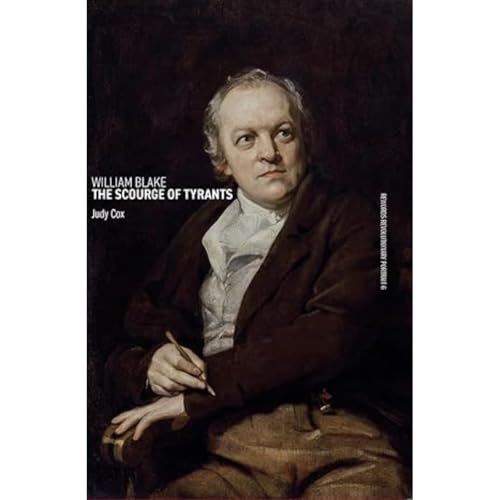 Portrait of William Blake, a man with curly hair, holding a pencil.
