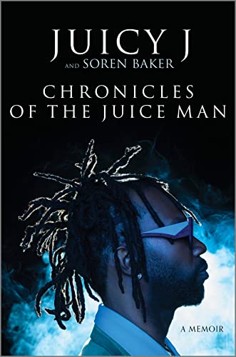 Book cover featuring a profile of Juicy J with dreadlocks and sunglasses.