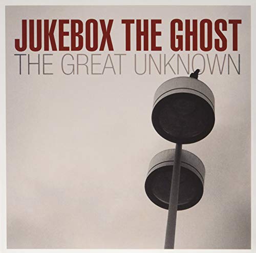 Album cover for "The Great Unknown" featuring traffic lights and text.