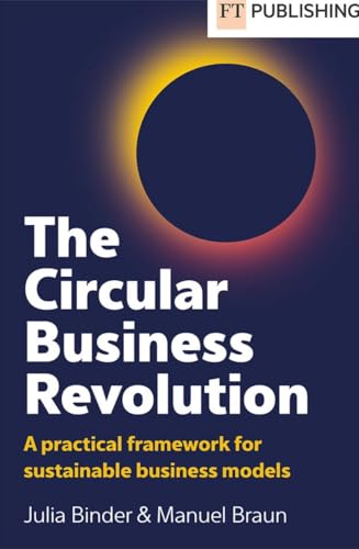Book cover: "The Circular Business Revolution" with a dark circular design.