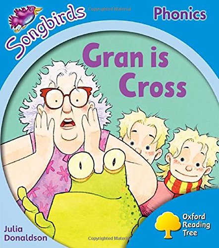 Book cover: "Gran is Cross" with illustration of an angry grandmother.