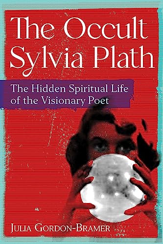 Book cover: red background, woman gazing into a crystal ball.