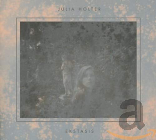 CD cover for Julia Holter’s “Ekstasis” featuring figures in a garden.