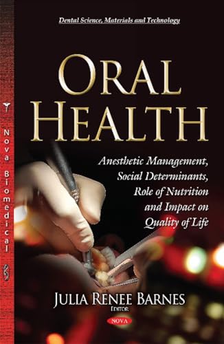 Book cover for "Oral Health" with dental tools and text.