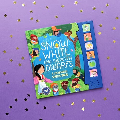 Sound book cover featuring Snow White and the Seven Dwarfs illustration.