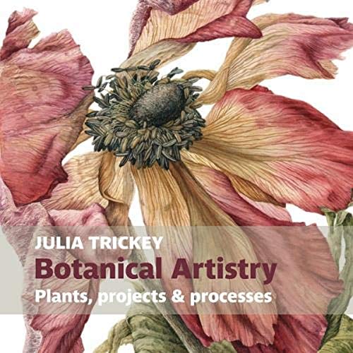 A book cover with a detailed image of a wilting flower against a white background.