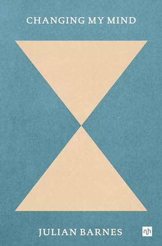 Book cover with blue background and a beige hourglass shape, titled Changing My Mind.