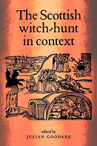 Book cover depicting 17th-century scenes related to the Scottish witch trials.