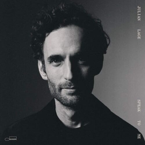 Black and white portrait of musician Julian Lage for “Speak To Me” vinyl.