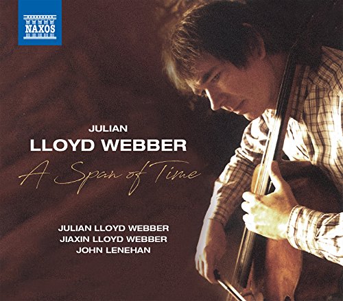 CD cover featuring cellist Julian Lloyd Webber in profile, playing.