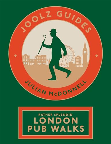 Book cover featuring a silhouette of a man walking past London landmarks.