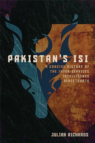 Book cover: “Pakistan’s ISI” with a crescent moon, star, and horse head design.