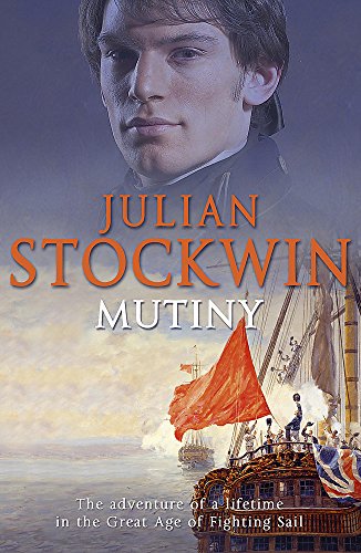 Book cover: historical naval scene with a portrait and ship illustration.
