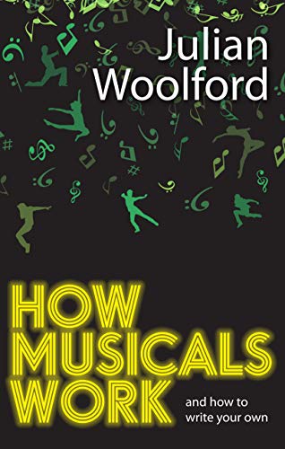 Book cover featuring Julian Woolford, dancing silhouettes, and musical notes on a black background.
