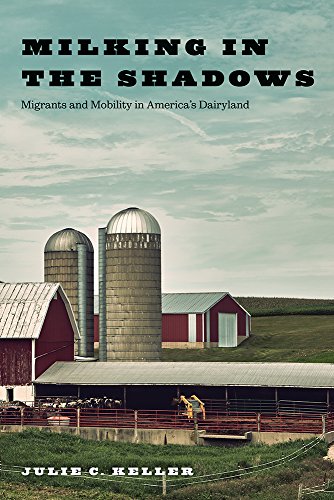 Book cover depicting farm buildings, silos, and cows in a field.