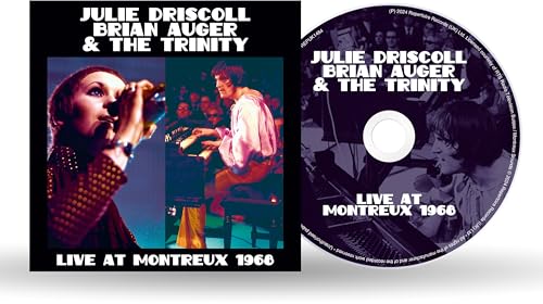 CD cover and disc for Julie Driscoll, Brian Auger & The Trinity Live at Montreux.