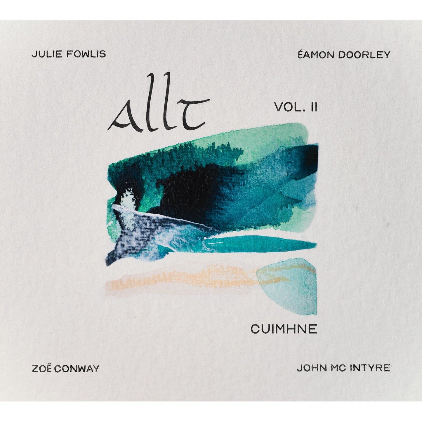 CD cover for "Allt II Cuimhne" by Julie Fowlis and Éamon Doorley.