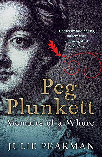 Book cover with a portrait of a woman and title “Peg Plunkett.”