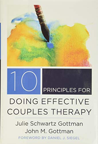 Book cover: "10 Principles for Doing Effective Couples Therapy" with watercolor paint.