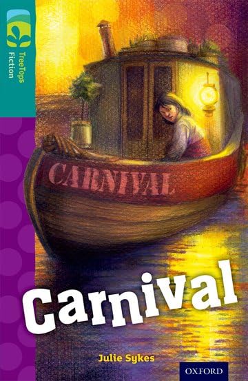 Book cover: girl in a boat with "Carnival" written on the bow.