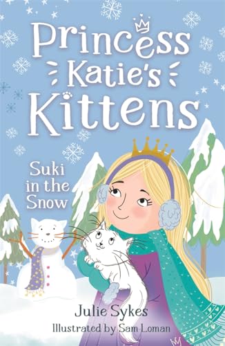 Book cover: girl with kittens in a snowy landscape.