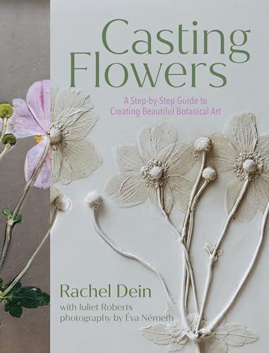 Book cover featuring pressed flowers and the title "Casting Flowers.