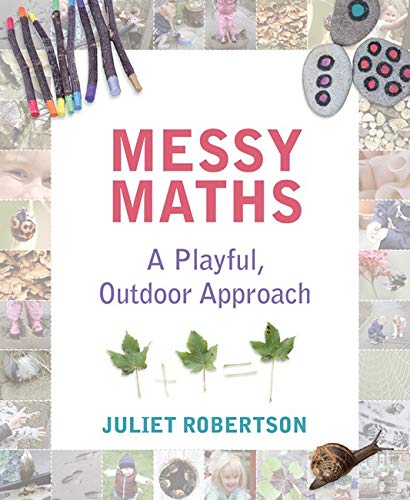Book cover with colourful pencils, leaves, and children playing outdoors.