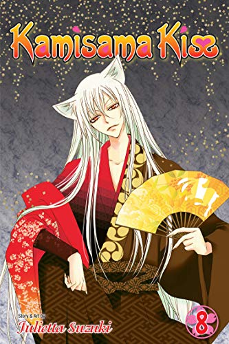 Manga cover featuring a long-haired fox spirit holding a yellow folding fan.
