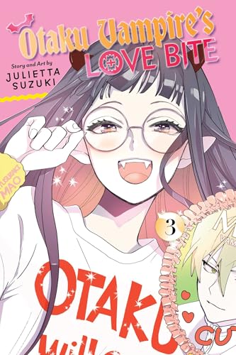 Manga cover featuring a girl with glasses and devil horns, smiling.