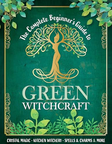 Book cover with a gold tree-woman illustration on a green background with leaf accents.