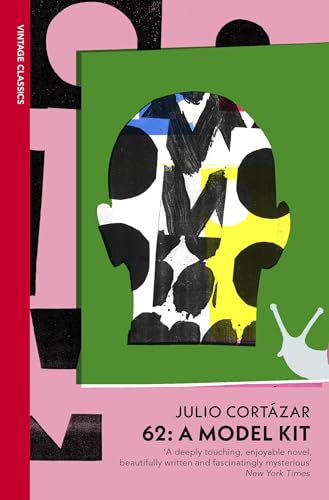Book cover for "62: A Model Kit" with abstract face illustration.