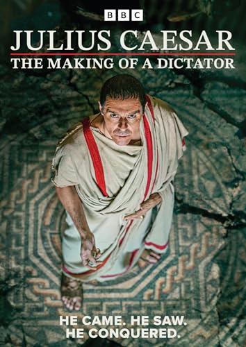 DVD cover featuring a man in Roman attire, likely Julius Caesar.