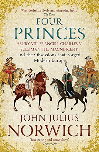 Book cover depicting four 16th-century rulers on horseback.